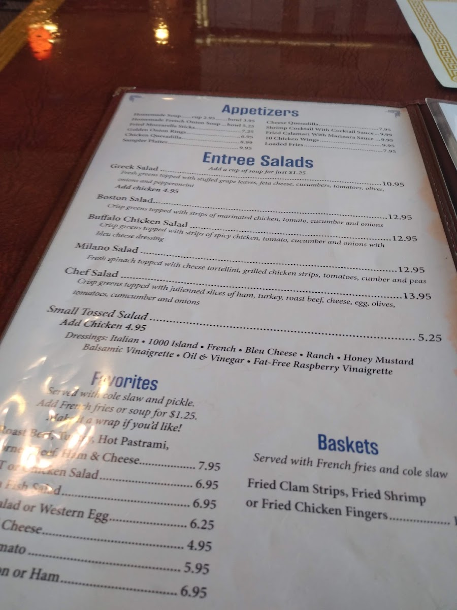 The Union Diner Menu - Image 5